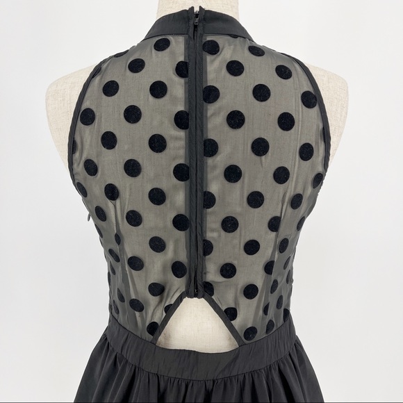 Camilla & Marc | Black Polka Dot Mini Dress - Picture 8 of 16